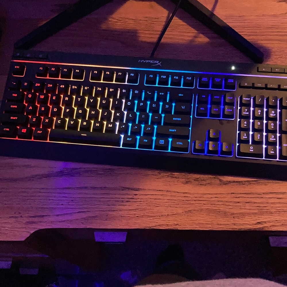 Hyper x alloy core RGB mechanical keyboard